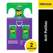 Insecticida Raid Anti Polillas Percha 2 un. 3 g