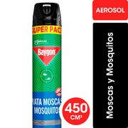 Insecticida Baygon Aerosol Moscas y Mosquitos 450 ml