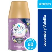 Desodorante Ambiental Glade Automático Repuesto Lavanda y Vainilla 270 ml