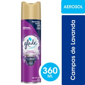 Desodorante Ambiental Glade Campos de Lavanda Aerosol 360 cc