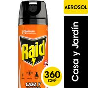 Insecticida Raid Casa y Jardín 360 cc