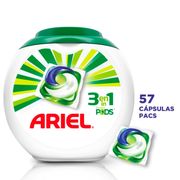 Detergente Cápsulas Ariel Pods 57 un.