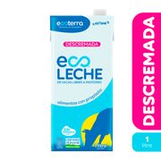 Leche Ecoterra Descremada Vacas Libre Pastoreo 1 L