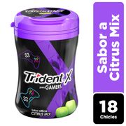 Chicles Trident Sin Azúcar Sabor Citrus Mix 18 un.