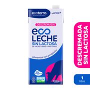 Leche Descremada Sin Lactosa Ecoterra 1 L