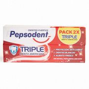 Pasta Dental Pepsodent Trip Menta 90 g 2 un.