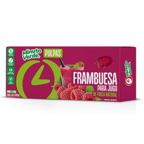 Pulpa Frambuesa Minuto Verde 335 g