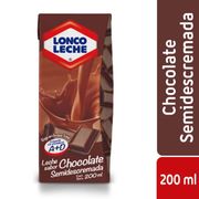 Leche Loncoleche Semidescremada Chocolate 200 ml