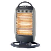 Estufa Halógena Nex HL1200 Vertical Plástica Gris Oscilante 1200 W