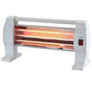Estufa de Cuarzo Nex SMBQ12H1 Horizontal Plástico Blanca 1200W