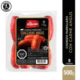 Chorizo Angus La Preferida 500 g 8 un.