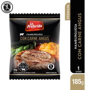 Hamburguesa La Preferida Carne Angus 185 g