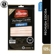 Pechuga de Pavo La Preferida Cocida 125 g