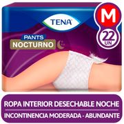 Ropa Interior Desechable Tena Pants Nocturno M 22 un.