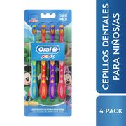 Cepillo de Dientes Oral-B Disney Mickey 4 un.