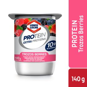 Yogurt Loncoleche Protein Berries Trozos 140 g