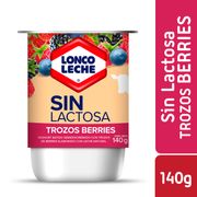 Yogurt Loncoleche Sin Lactosa Berries 140 g