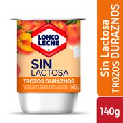 Yogurt Loncoleche Sin Lactosa Durazno 140 g