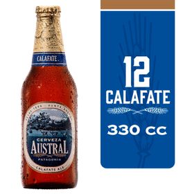 Pack 12 un. Cerveza Austral Calafate Ale 5.0° 330 cc