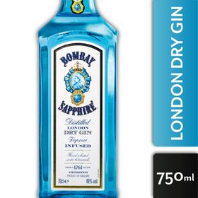 Gin Bombay Sapphire 47° 750 cc