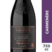 Vino Tarapacá Etiqueta Negra Gran Reserva Carmenere 750 cc