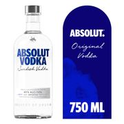 Vodka Absolut Original 40° 750 cc