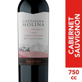 Vino Castillo de Molina Cabernet Sauvignon 14°750 cc