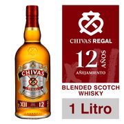 Whisky Chivas Regal 12 Años 40° 1 L