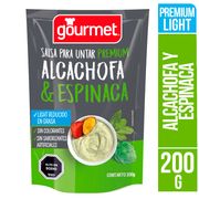 Salsa Para Untar Gourmet Premium Alcachofa Espinaca 200 g