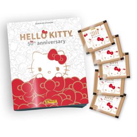 Pack 1 Álbum + 5 Sobres Hello Kitty 50 Años