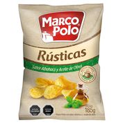 Papas Aceite de Oliva y Albahaca Marco Polo 185 g