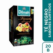 Té Negro Ceylon Dilmah Surtido de Frutas 20 Bolsitas