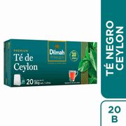 Té Negro Ceylon Dilmah Premium 20 Bolsitas