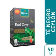 Té Negro Ceylon Dilmah Earl Grey 50 Bolsitas