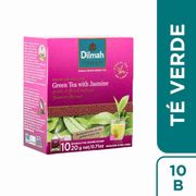 Té Verde Ceylon Dilmah Con Jazmín 10 Bolsitas