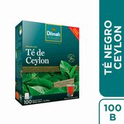 Té Negro Ceylon Dilmah Premium 100 Bolsitas