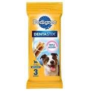 Snack Perro Adulto Pedigree Dentastix Raza Mediana 3 un.