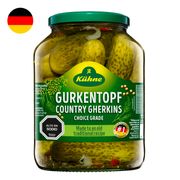 Pepinillos Kühne Gurkentopf Country Gherkins Frasco 850 g