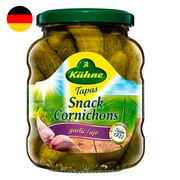 Pepinillos Kühne Snack Cornichons con Ajo 190 g