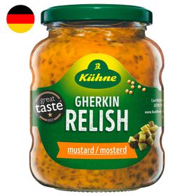 Pepinillos Kühne Gherkin Relish Mustard Con Mostaza 350 cc