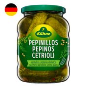 Pepinillos Kühne Cetrioli Agridulces Frasco 360 g drenado