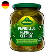 Pepinillos Kühne Cetrioli Agridulces 185 g drenado