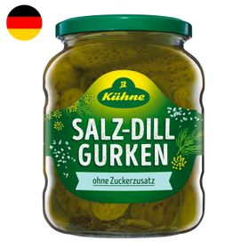Pepinillos Kühne Salz-Dill Gurken Frasco 650 ml
