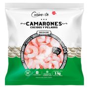 Camarones Cocidos y Pelados Medianos 1 kg