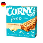 Barra Cereal Corny Free Chocolate Blanco 20 g 6 un.