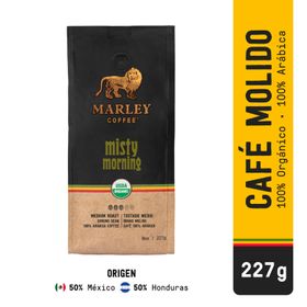 Café Orgánico Marley Coffee Molido Misty Morning 227 g