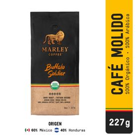 Café Orgánico Marley Coffee Molido Buffalo Soldier 227 g