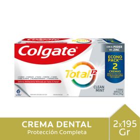Pasta Dental Colgate Total 12 - 195 g 2 un.
