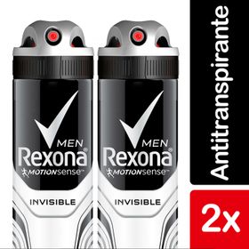 Desodorante Spray Rexona Invisible 100 g 2 un.