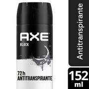 Antitranspirante Spray Axe Black 152 ml